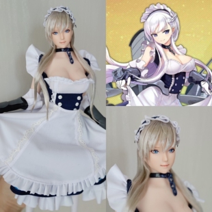 碧蓝航线动漫游戏插画 1/6可动人偶模型手办粘土定制定做