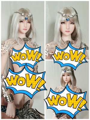 魔幻风盔甲铠甲女兵人模型手办