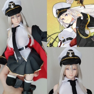 碧蓝航线动漫游戏插画 1/6可动人偶模型手办粘土定制定做