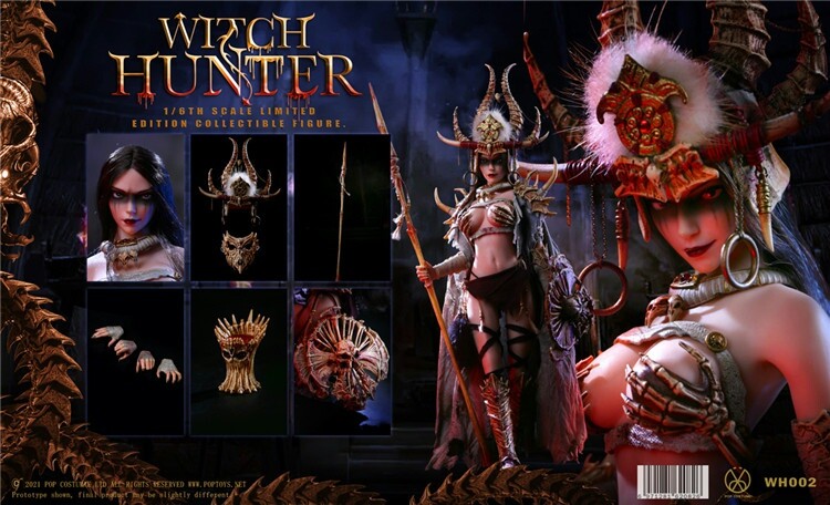 【特价清仓】 POPTOYS 1/6 女巫猎魔人系列 WH001/002 阿法尔