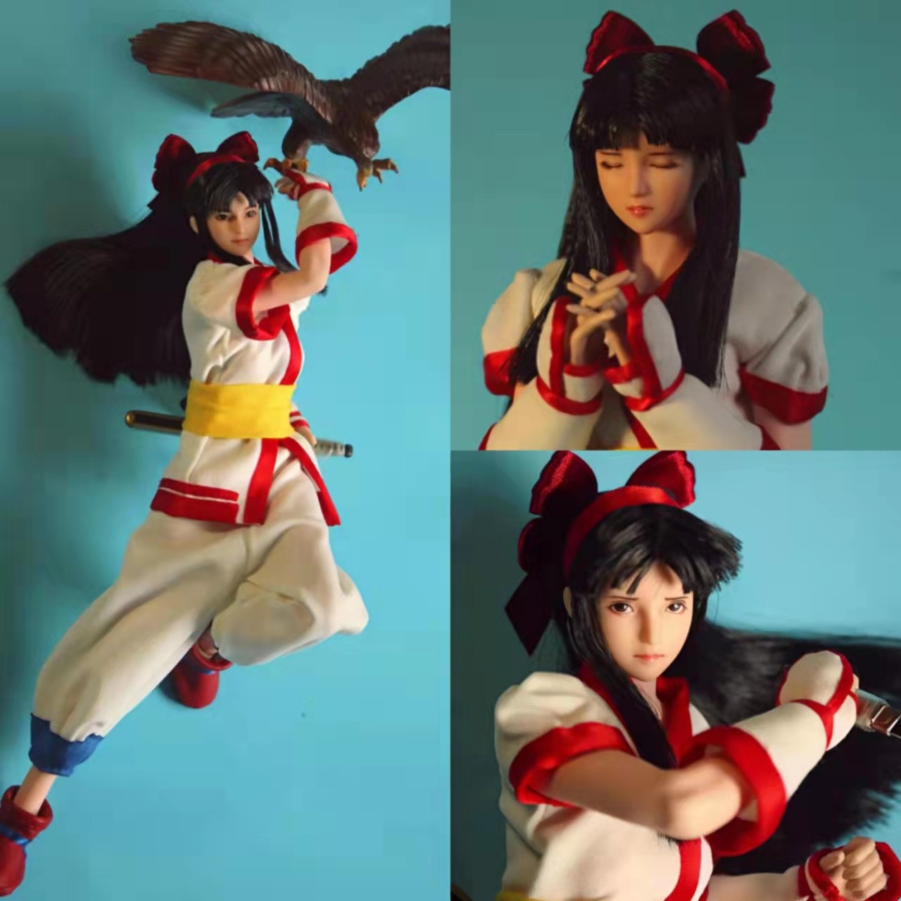 1/6 侍魂  娜可露露 小鸟 玛玛哈哈 可动人偶包胶素体