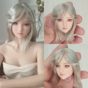 预定 女兵人ob头雕 1/6 obitsu 女兵人 phicen  UD 岚