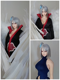 【现货】火影忍者 晓组织 小南 2.0完整版 白 白虎 头雕 可动人偶