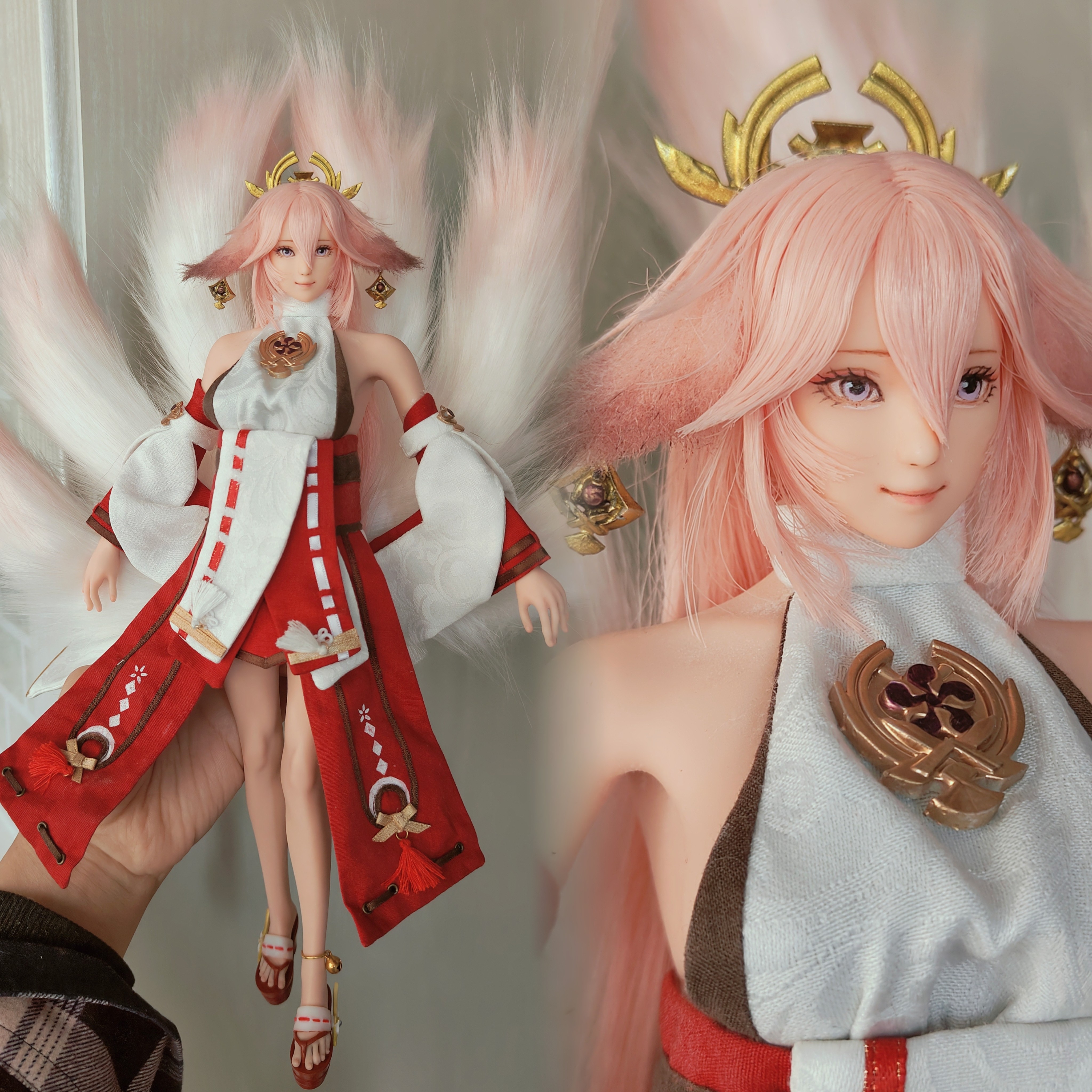 1/6原神八重神子可动兵人手办模型二次元来图定做,模玩/动漫/周边/娃圈三坑/桌游,可动/兵人/雕像专区,淘宝优惠券,粉丝福利购,淘宝优惠卷