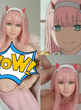 DARLING in the FRANKXX 国家队02 女主 头雕 1/6 obitsu