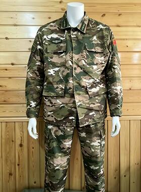 长袖迷彩服套装军训服装衣服裤子校园户外训练服野外作战套装
