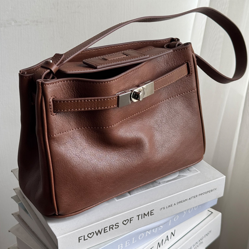 2025春新款真皮女包~时尚百搭植鞣头层牛皮凯莉包~通勤单肩斜挎包,箱包皮具/热销女包/男包,通用款女包,淘宝优惠券,粉丝福利购,淘宝优惠卷