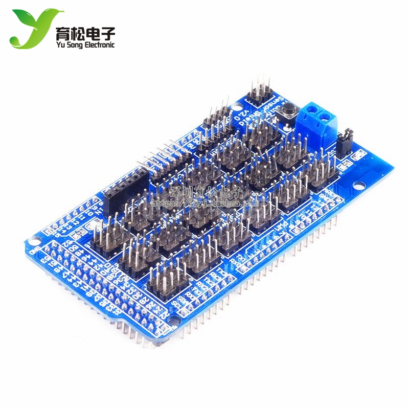 MEGA Sensor Shield V1.0 专用传感器扩展板 电子积木 电子元器件市场 Arduino系列 原图主图