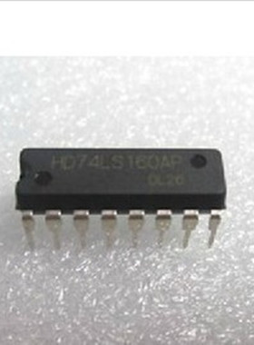 直插 74LS160 BCD十进制计数器/ 4位二进制计数器 DIP-16 芯片