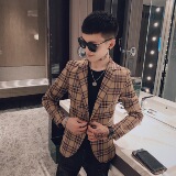 20年春季新款婚礼礼服精神小伙小西服西裤西装套装A328-2022-P165，男装西服套装，星座406