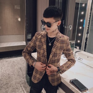 20年春季新款婚礼礼服精神小伙小西服西裤西装套装A328-2022-P165图片