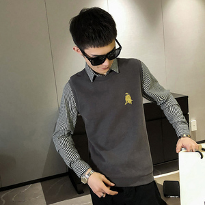 春秋季新款社会小伙拼接卫衣外套 A328-21031-P65图片