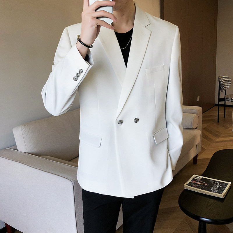 春季新款长袖休闲商务西装两粒扣单衣西服A328-21022-P115控145,男装西服,星座406