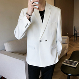 春季新款长袖休闲商务西装两粒扣单衣西服A328-21022-P115控145，男装西服，星座406