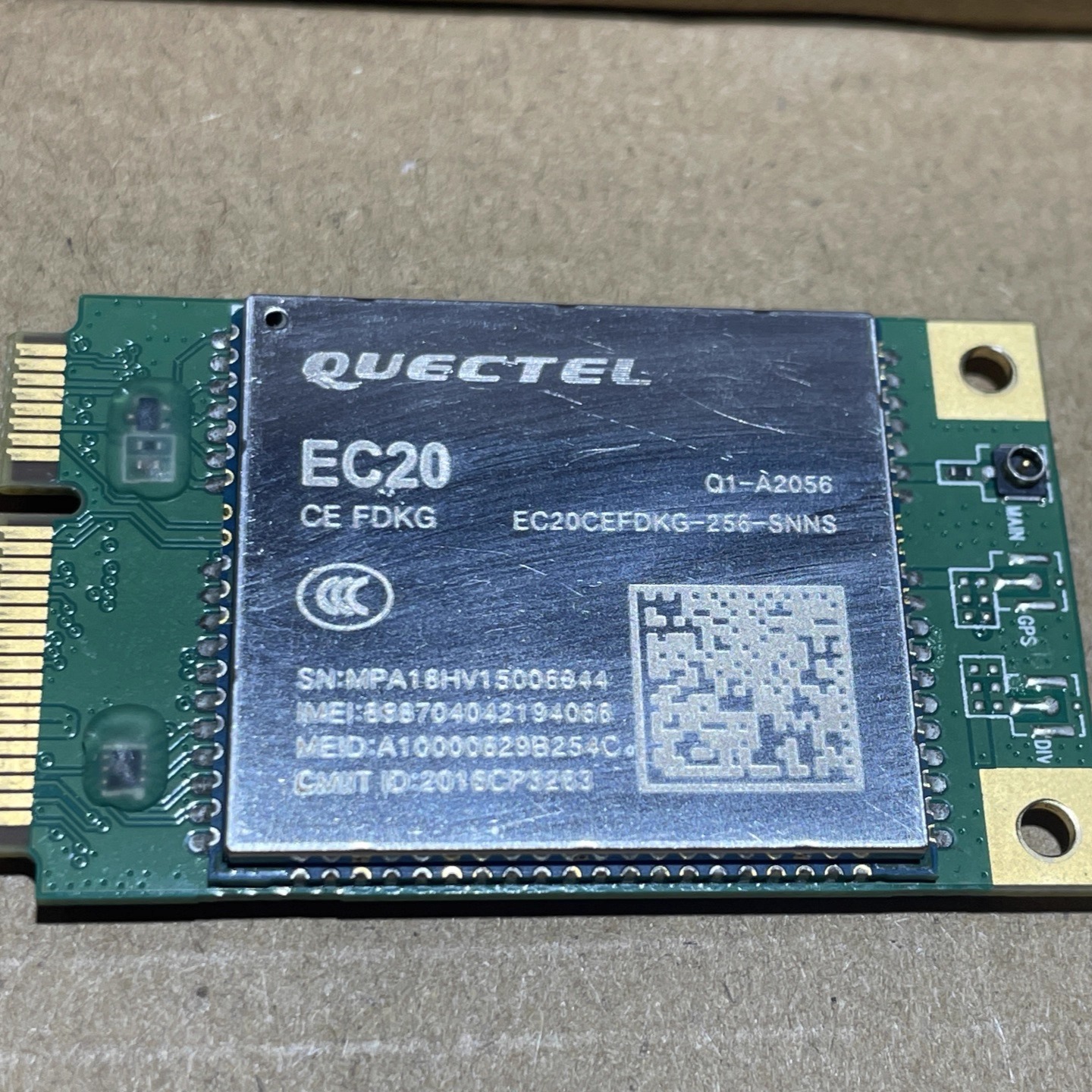 移远4G模块EC20全网通通信模块