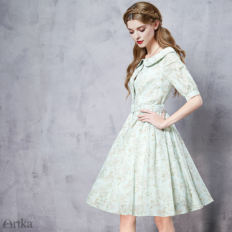 Artka°¢¿¨Ç³É«»¨Ïļ¾Ð¿¹ÅÓÅÑŵÆÁýÐä´ó°ÚÁ¬ÒÂȹÐÂÉ«LA11566X