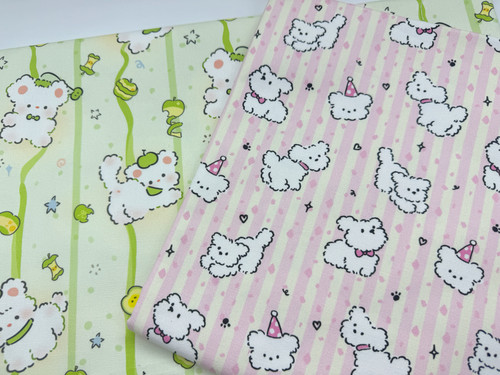 （版权花色）全棉8安帆布高密条纹狗狗包包桌布背带裤外套面料