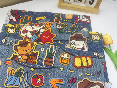 （版权花色）一米价新款锦棉90棉牛仔系列洛丽塔裙肠圈衬衣娃衣