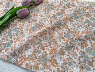 一米价40支高密锦棉花丛小兔童装 旗袍洛丽塔裙肠圈衬衣包包料