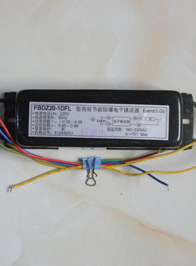 FBDZ20-1DFL 1托1 20W黑色防爆单脚荧光灯高效节能电子镇流器