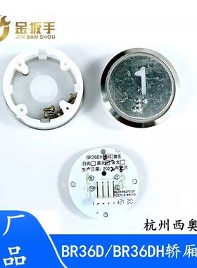 杭州西奥电梯按钮BR36DH外呼轿厢