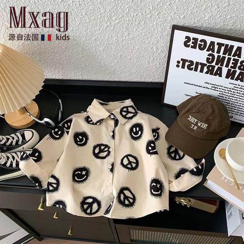 MXAG儿童衬衫春秋季新品