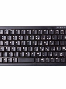 樱桃Cherry G84-4100LCMGB-2 USB工控键盘 黑色 86键工业用设备用