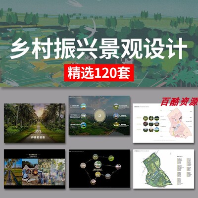 美丽乡村振兴新农村庄建设整治改造景观规划设计方案ppt文本素材