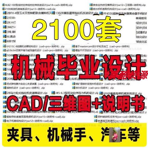 大学生机械设计方案课程车辆机械手夹具模具数控cad图纸范文模板