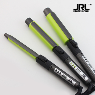 正品JRL专业卷发器360度旋转夹片液晶控温卷棒发型师专用刘海内扣