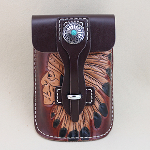 美发复古专用腰包剪刀包发型师工具包剪子包挎包腰带工具收纳包