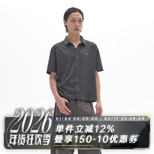 POH POLO SHIRT 花灰织感 压缝工艺 无纽新工装 POLO式 短袖T恤