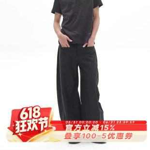SADSOUP PANTS 多位打枣 侧条活褶 弯刀裤型 百搭垂感 休闲西裤