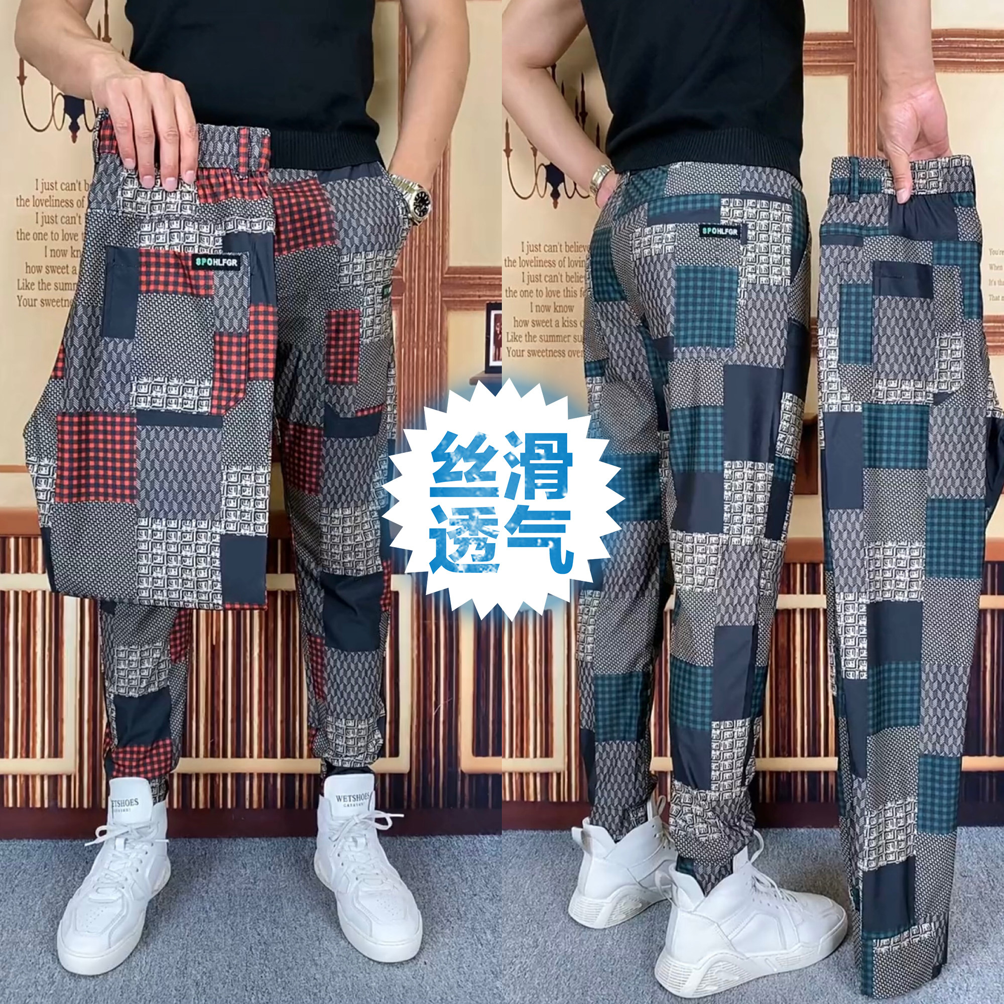 长裤工装裤青春潮流六口袋休闲裤