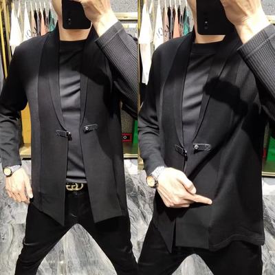 男士开衫翻领高级感针织开衫