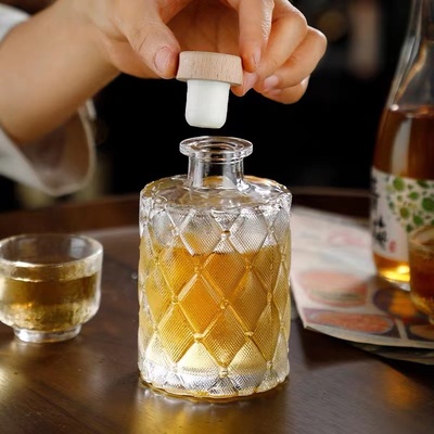 带木塞小酒瓶果酒分装瓶子