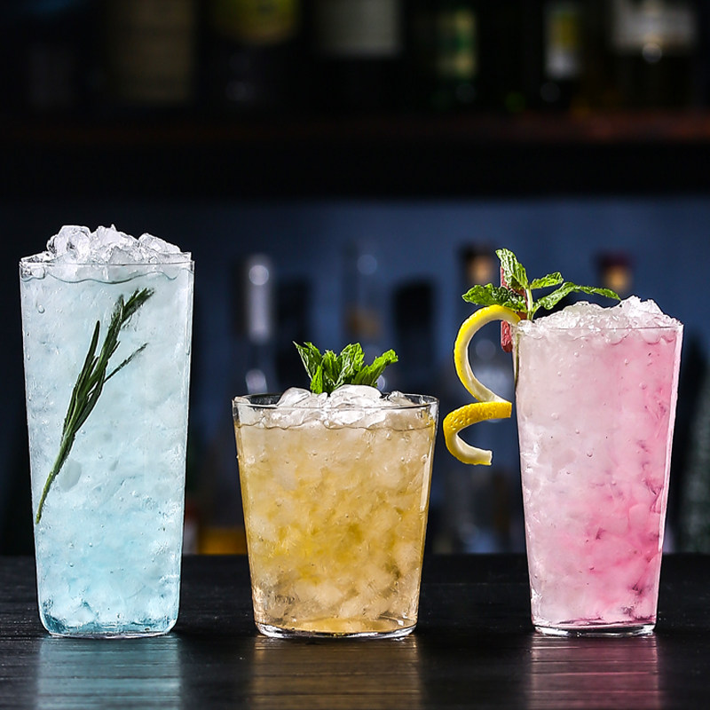 日式超薄柯林杯水晶玻璃长饮杯海波杯鸡尾酒杯威士忌水割杯冰球杯,餐饮具,鸡尾酒杯,淘宝优惠券,粉丝福利购,淘宝优惠卷