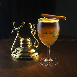 爱尔兰咖啡杯架套装复古咖啡器具鸡尾酒威士忌调酒玻璃烤杯宫廷风