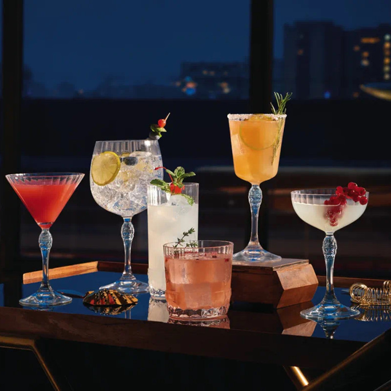 Bormioli Rocco上海20年代水晶玻璃松子酒马天尼杯鸡尾酒杯马提杜,餐饮具,鸡尾酒杯,淘宝优惠券,粉丝福利购,淘宝优惠卷