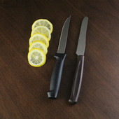 锯齿柠檬刀调酒专用不锈钢水果小刀切片薄片橙子削皮装 饰增香喷油