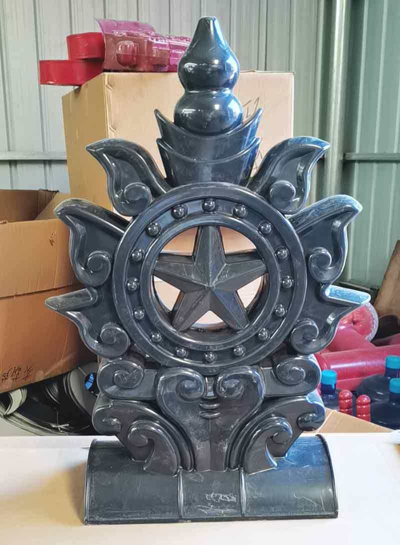 树脂瓦屋脊配件吉星楼吉星高照元宝葫芦仿古屋顶装饰屋脊配件