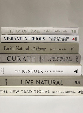 样板房 售楼处现代简约 灰色系家居轻奢高级感书架摆件饰品Curate