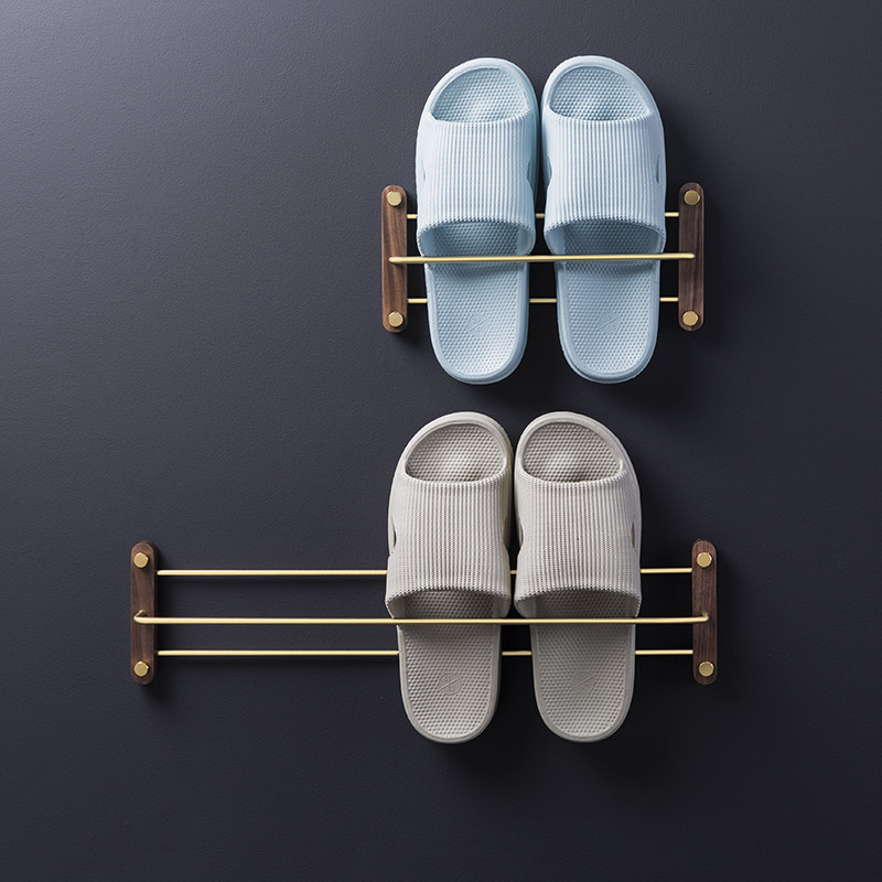 收纳神器壁挂式进门浴室拖鞋架