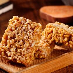 连云港赣榆特产手工炒米块  花生米芝麻炒米糕传统小吃独立包装