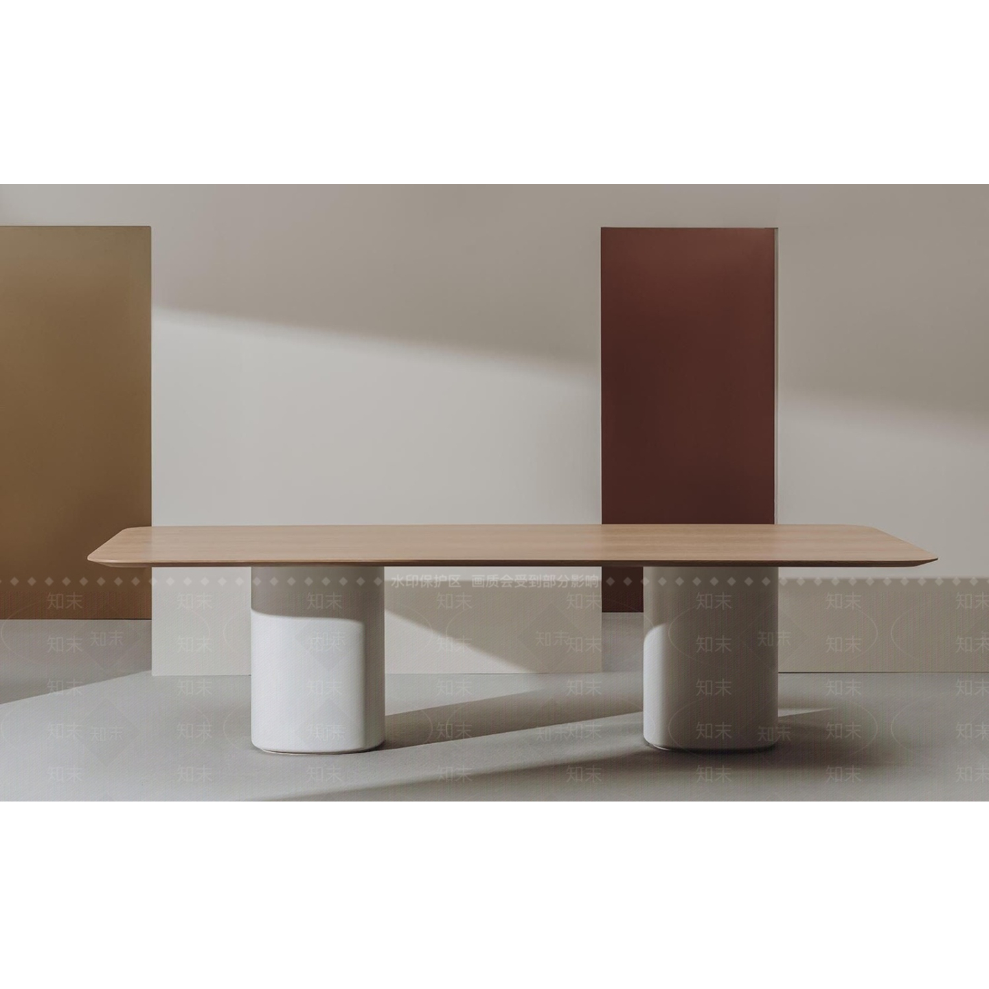 中古风白蜡木实木茶桌现代简约设计师款家用高级感茶台现代感定制