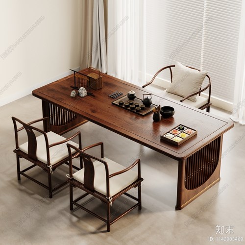 新中式实木茶桌子客厅茶台实木茶桌泡茶桌台功夫茶台茶桌椅定制
