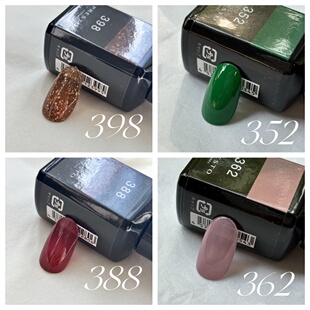 Presto新瓶装甲油胶美甲光疗凝胶彩胶透色裸色高饱和度实色 350+