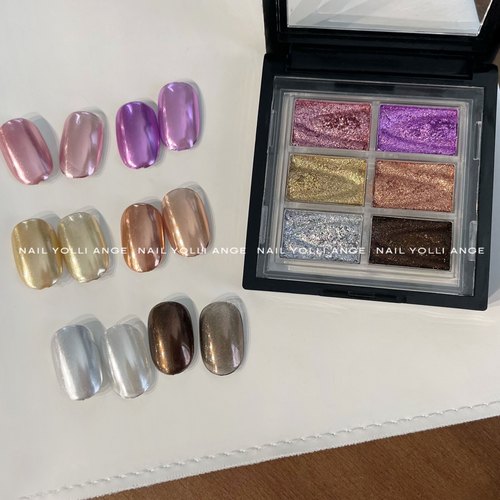 6色固态魔镜粉饱和不飞粉细腻