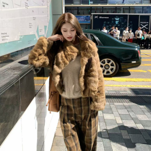 显瘦保暖皮草外套女 软糯美人百搭时髦气质长袖 Lienni2025冬季 新款