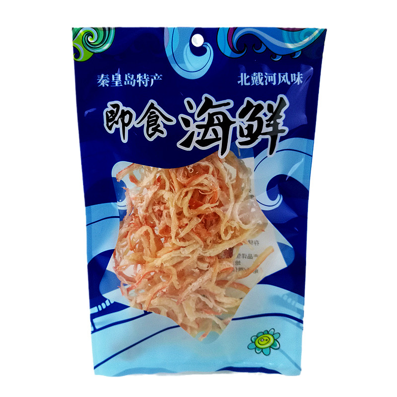 碳烤鱿鱼丝100克黄金烤丝干鲜即食干海鲜零食秦皇岛特产袋包装
